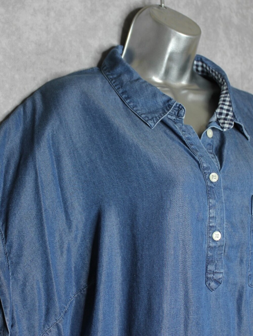Vineyard Vines for Target Short Sleeve Chambray Popover Shirt Size 2X